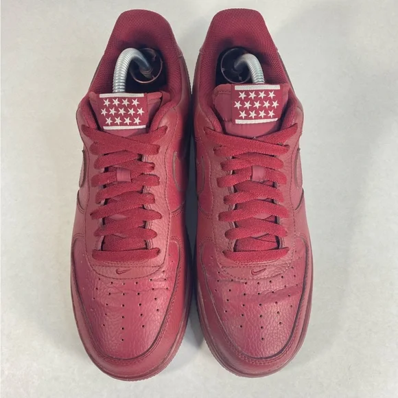 Nike Air Force 1 Low Team Red Sneakers Shoes AA4083-600; Men’s Sz 9 — Excellent! - Picture 7 of 15